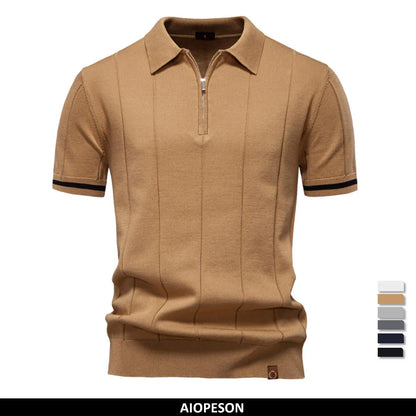 Beeckhoven | Polo para hombre con cremallera