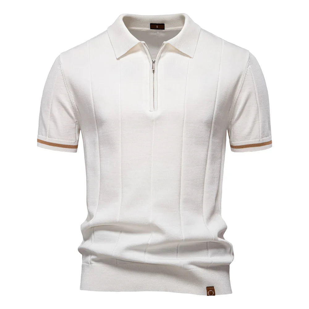 Beeckhoven | Polo para hombre con cremallera