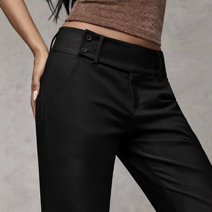 Mía · Pantalón de Sastre Corte Recto Talle Alto
