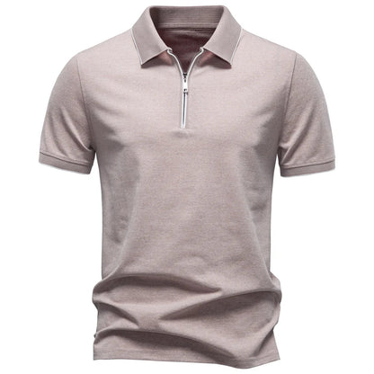 Beeckhoven | Polo elegante para hombre con cremallera