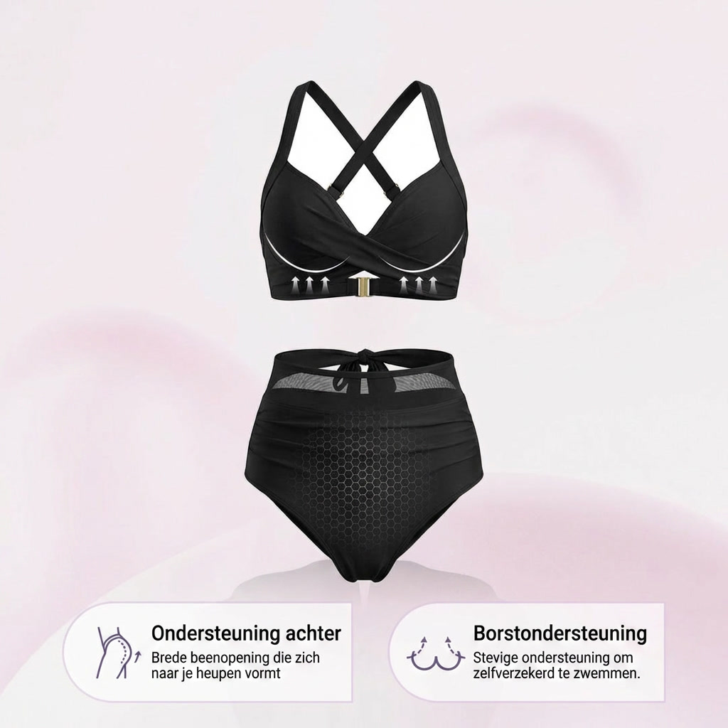 Sabine · Bikini 2 en 1 de Talle Alto con Control de Abdomen