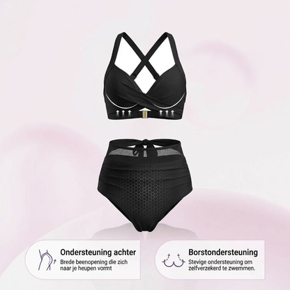 Sabine · Bikini 2 en 1 de Talle Alto con Control de Abdomen