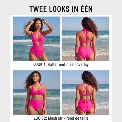 Sabine · Bikini 2 en 1 de Talle Alto con Control de Abdomen
