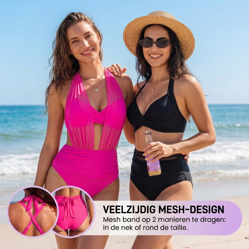Sabine · Bikini 2 en 1 de Talle Alto con Control de Abdomen