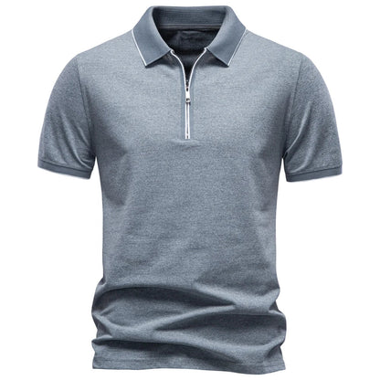 Beeckhoven | Polo elegante para hombre con cremallera
