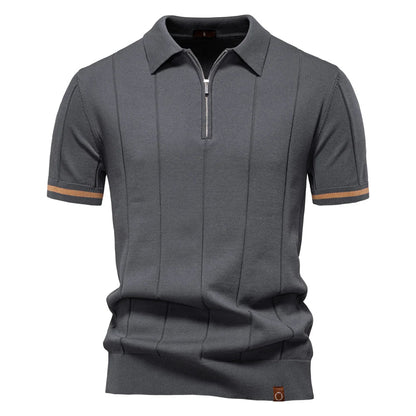 Beeckhoven | Polo para hombre con cremallera