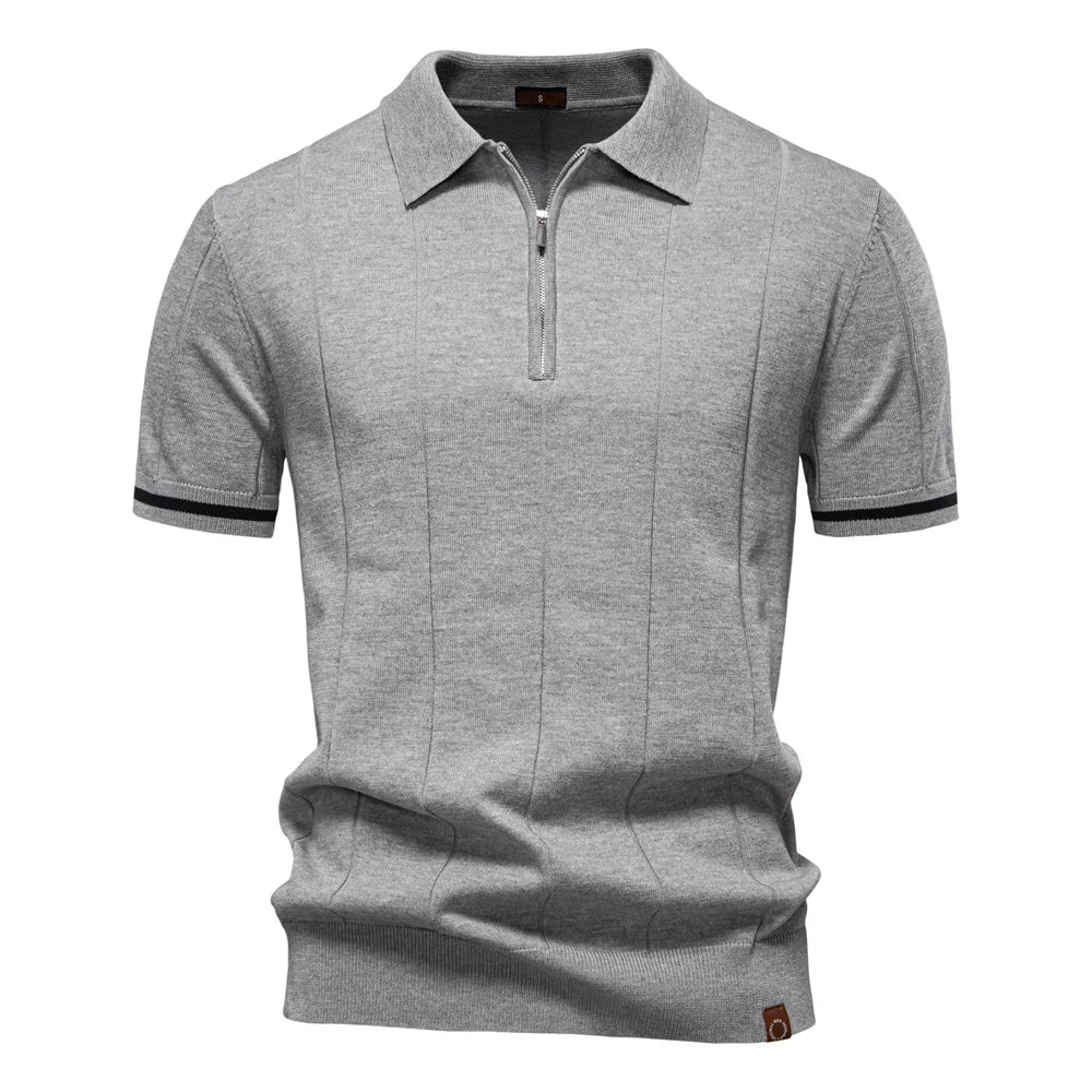 Beeckhoven | Polo para hombre con cremallera