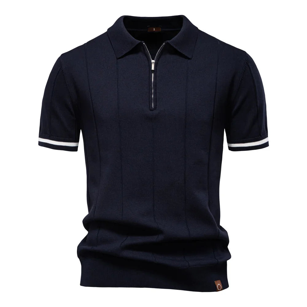 Beeckhoven | Polo para hombre con cremallera
