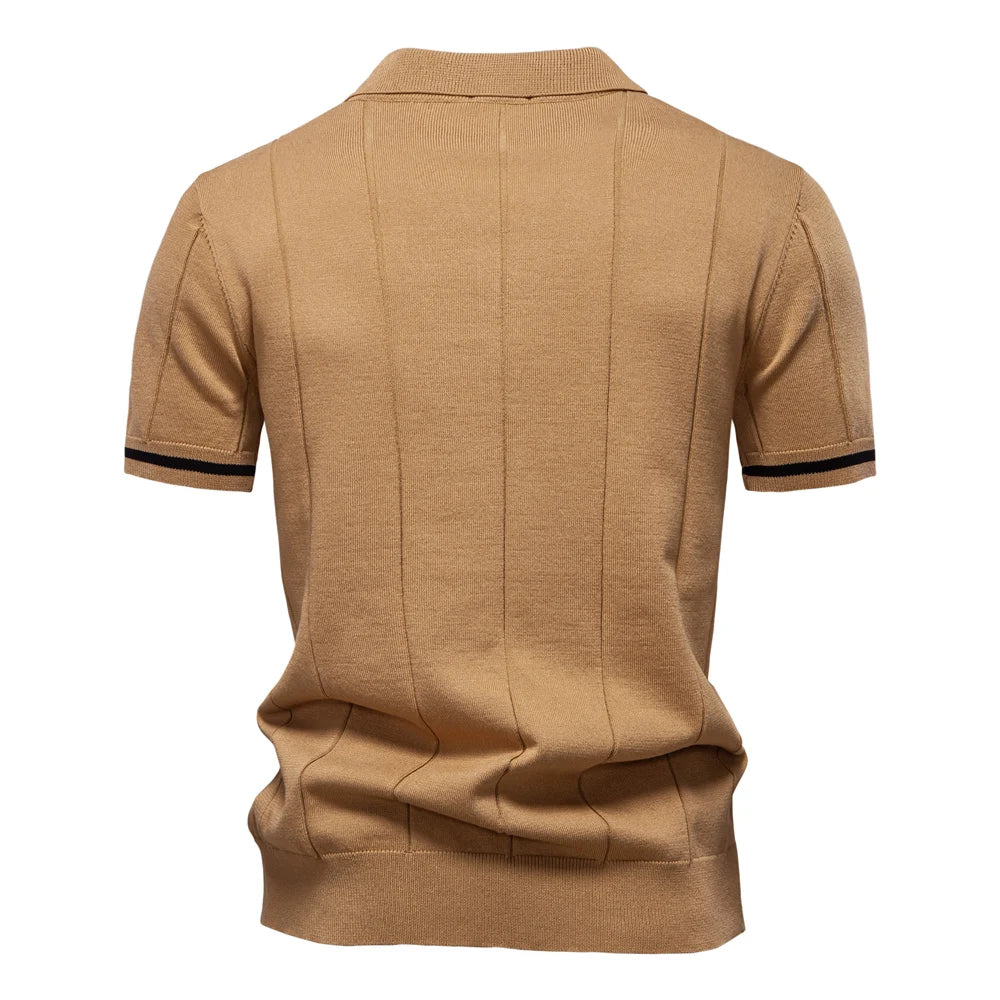 Beeckhoven | Polo para hombre con cremallera