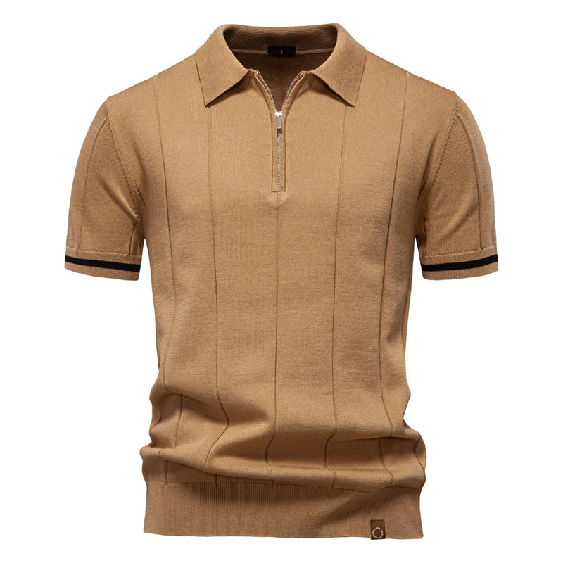 Beeckhoven | Polo para hombre con cremallera