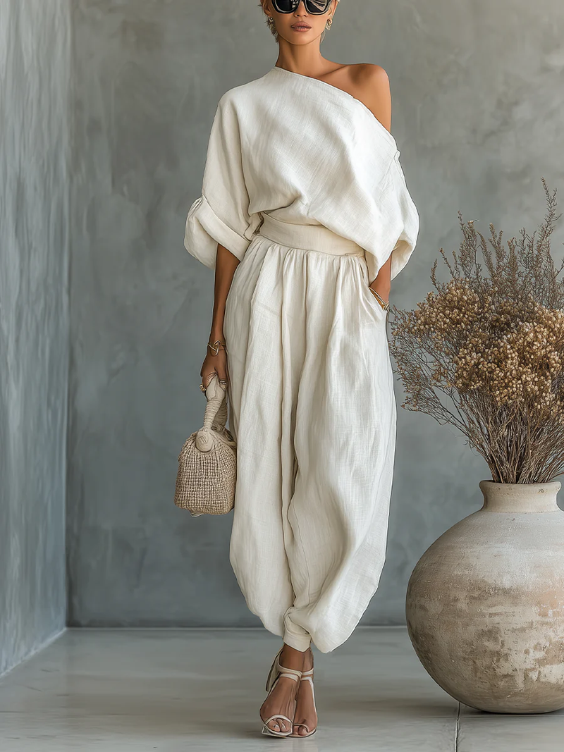 Helena · Conjunto Top y Pantalón Tapered