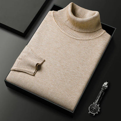 Jersey de cuello alto Monte Carlo de cachemir