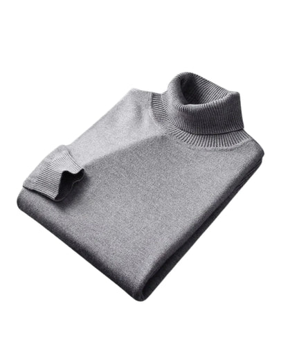 Jersey de cuello alto Monte Carlo de cachemir