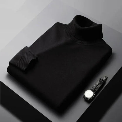 Jersey de cuello alto Monte Carlo de cachemir