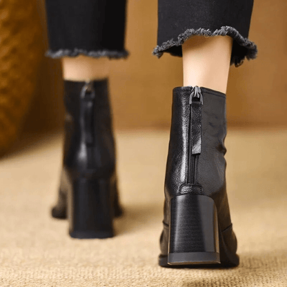 Victoire | Botines de lujo de tacón medio