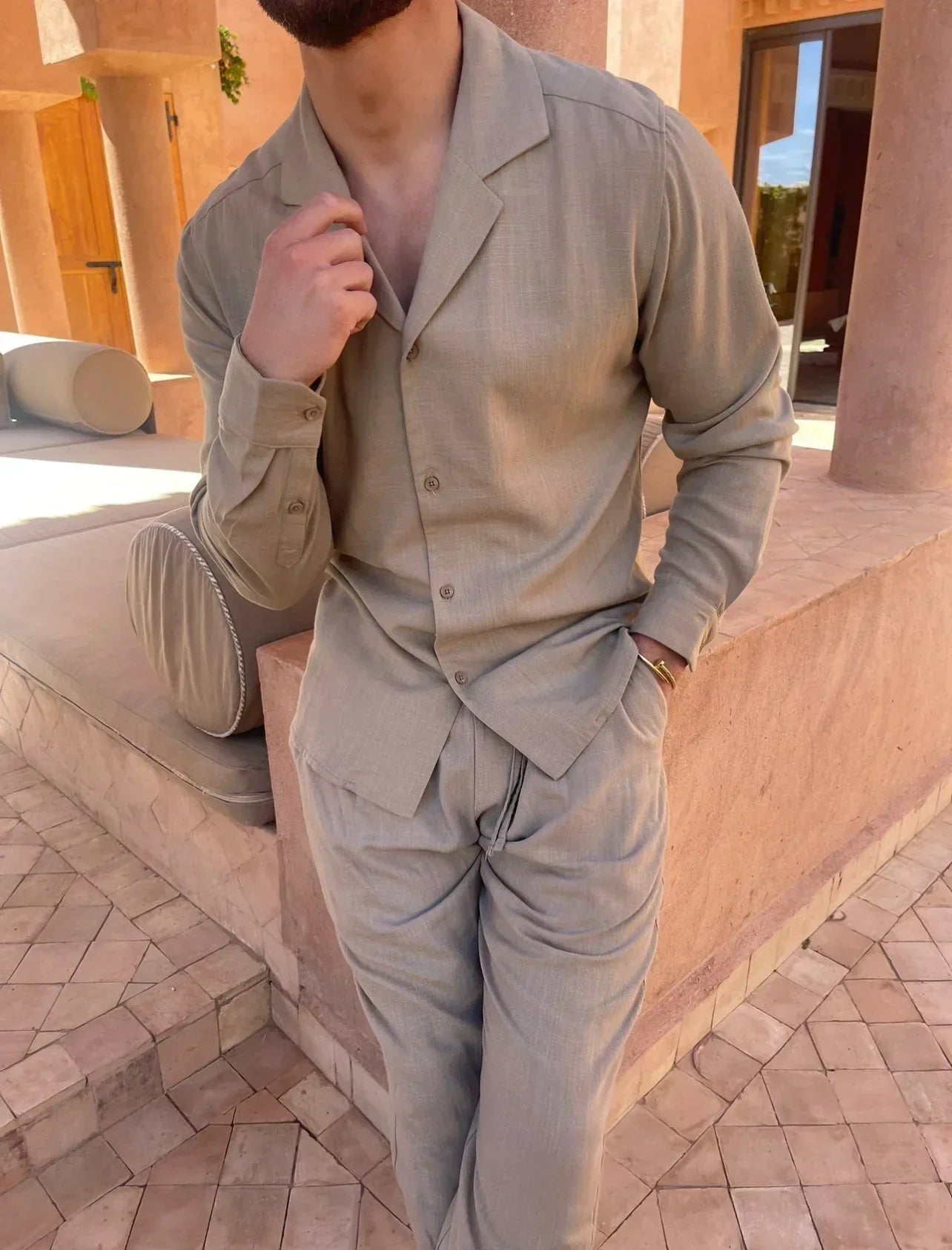 Joe | Conjunto de Lino Elegante