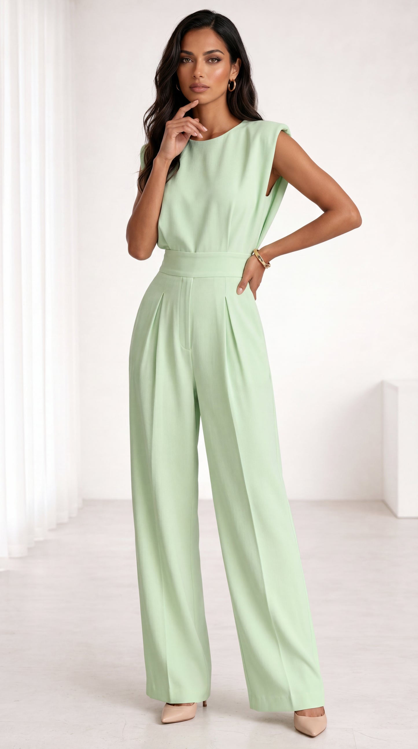 Ariia |Conjunto elegante de dos piezas con cinturón