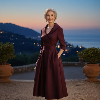 Rosalie | Vestido elegante con un sutil brillo