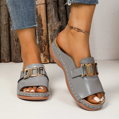 Mariya · Sandalias de Confort con Cuña
