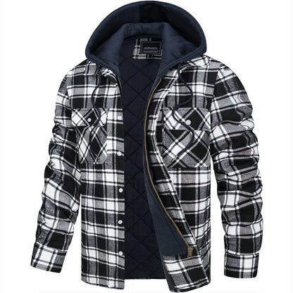 Karl  | Chaqueta de cuadros con cremallera