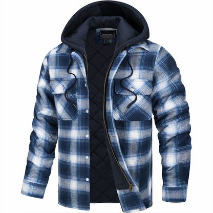 Karl  | Chaqueta de cuadros con cremallera