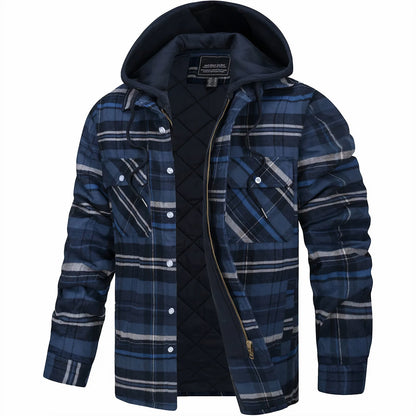 Karl  | Chaqueta de cuadros con cremallera
